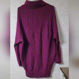 BLUIVY fushia dolman sleeve slouchy sweater size s/m